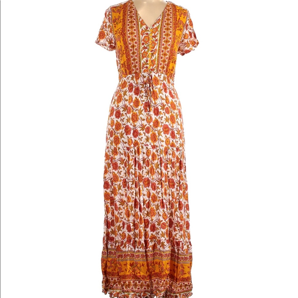Patterned Boho Dress